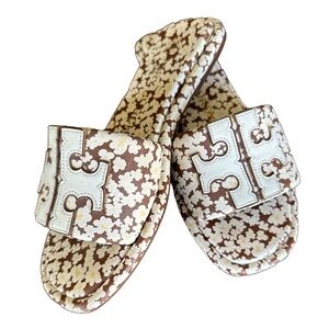 🤎 Tory Burch Floral Slides 7 🤎